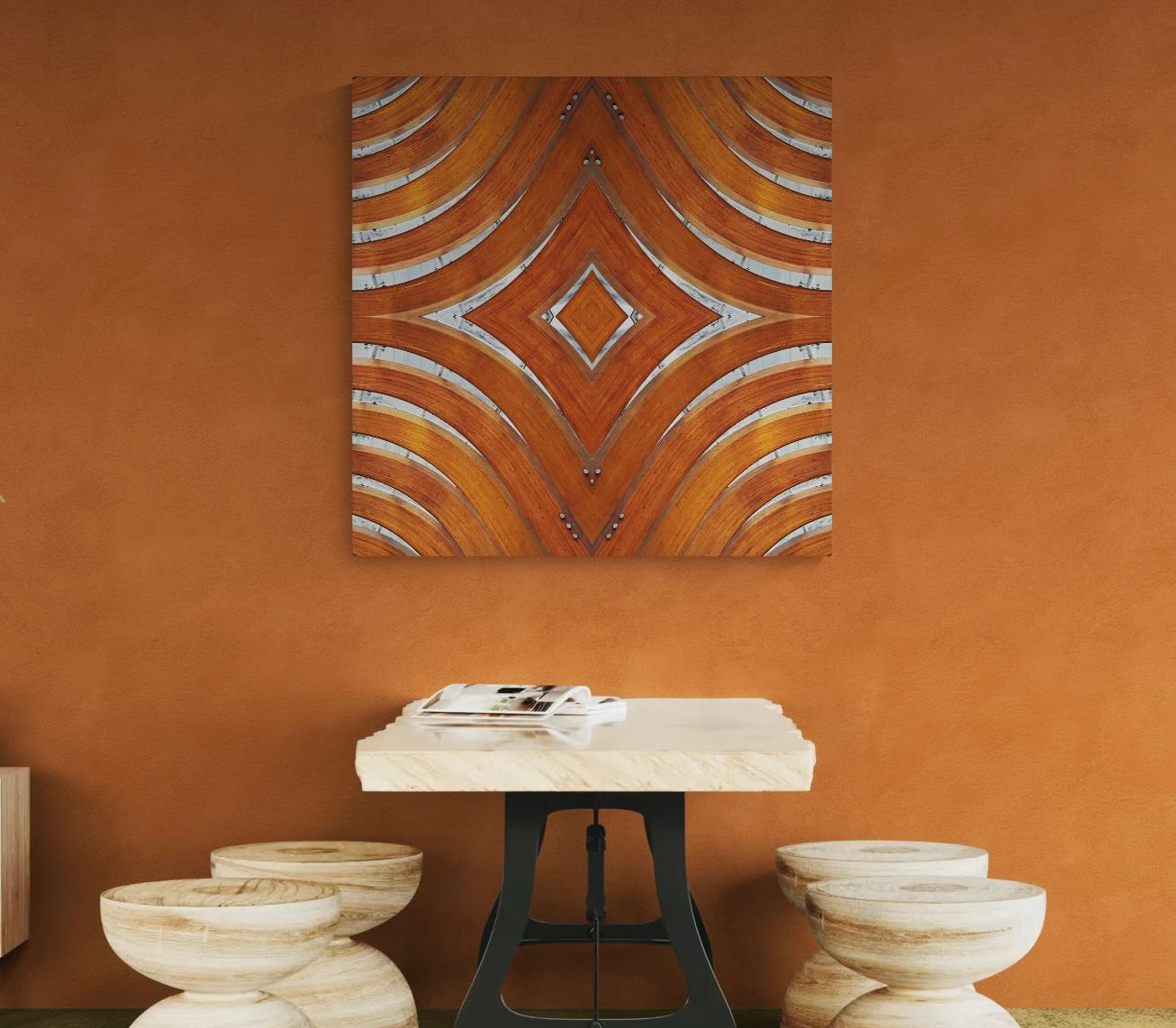 LOTUS: Metal Print 40x40"