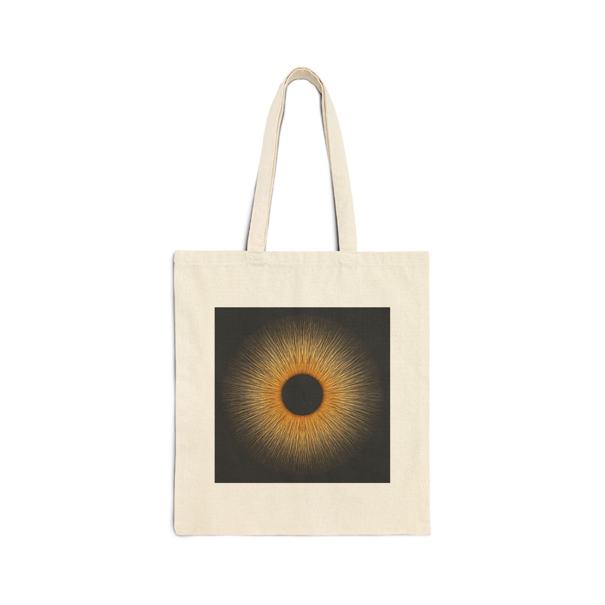 SUN EYE: Cotton Canvas Tote Bag