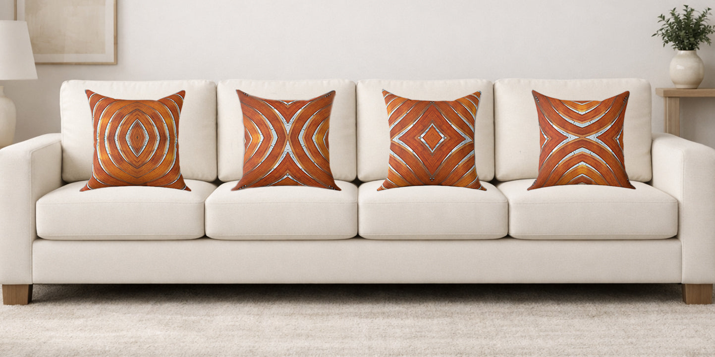 ARCHES: 4 Fine Art Cushions 18x18"