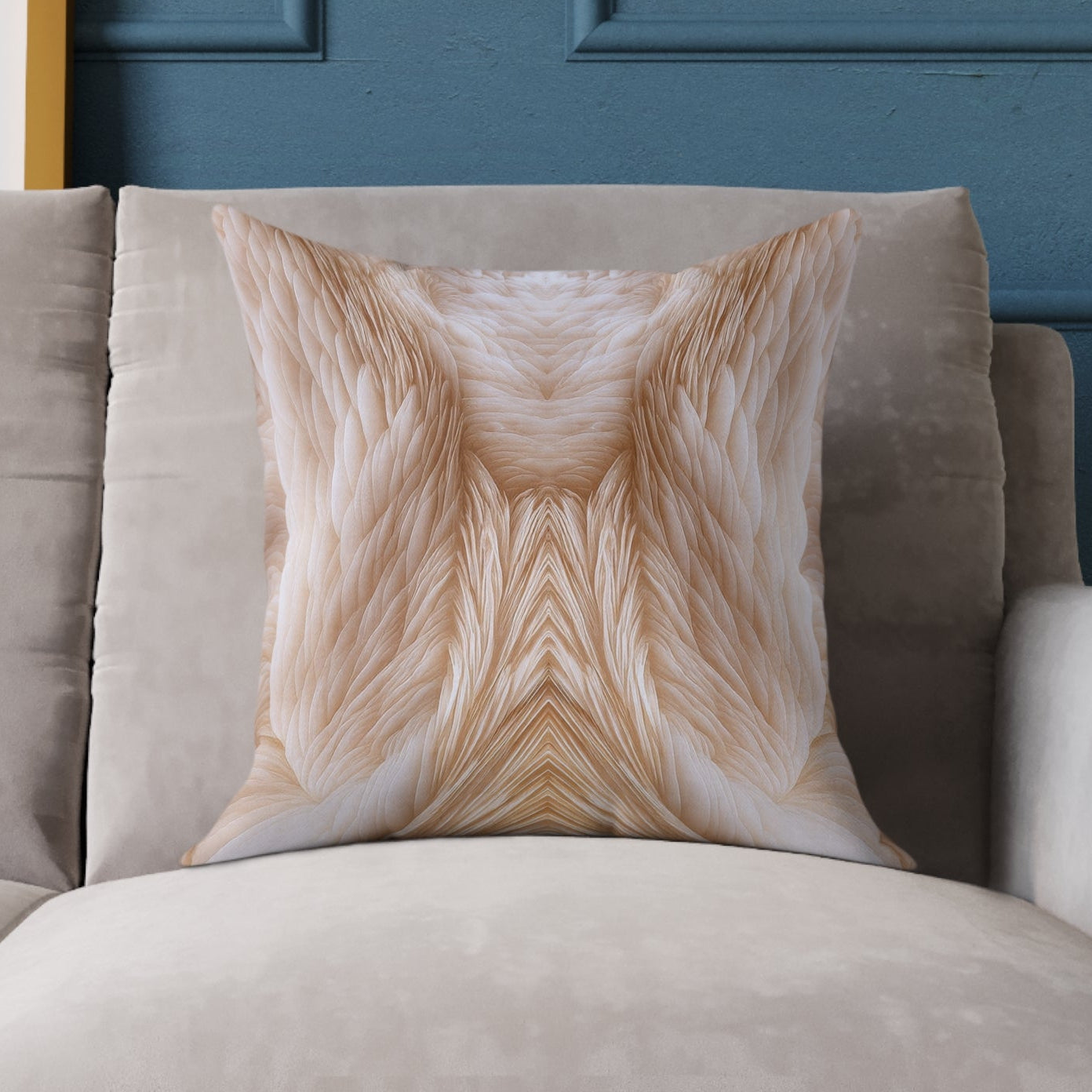 ANGEL WINGS: 4 Fine Art Cushions 18x18"