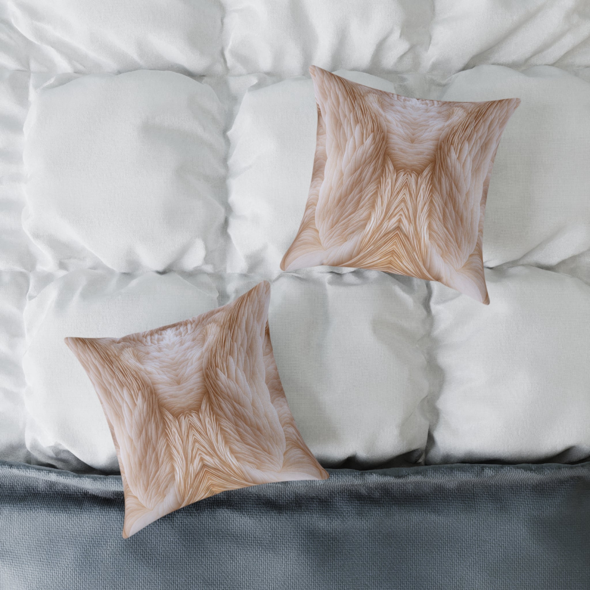 ANGEL WINGS: 4 Fine Art Cushions 18x18"