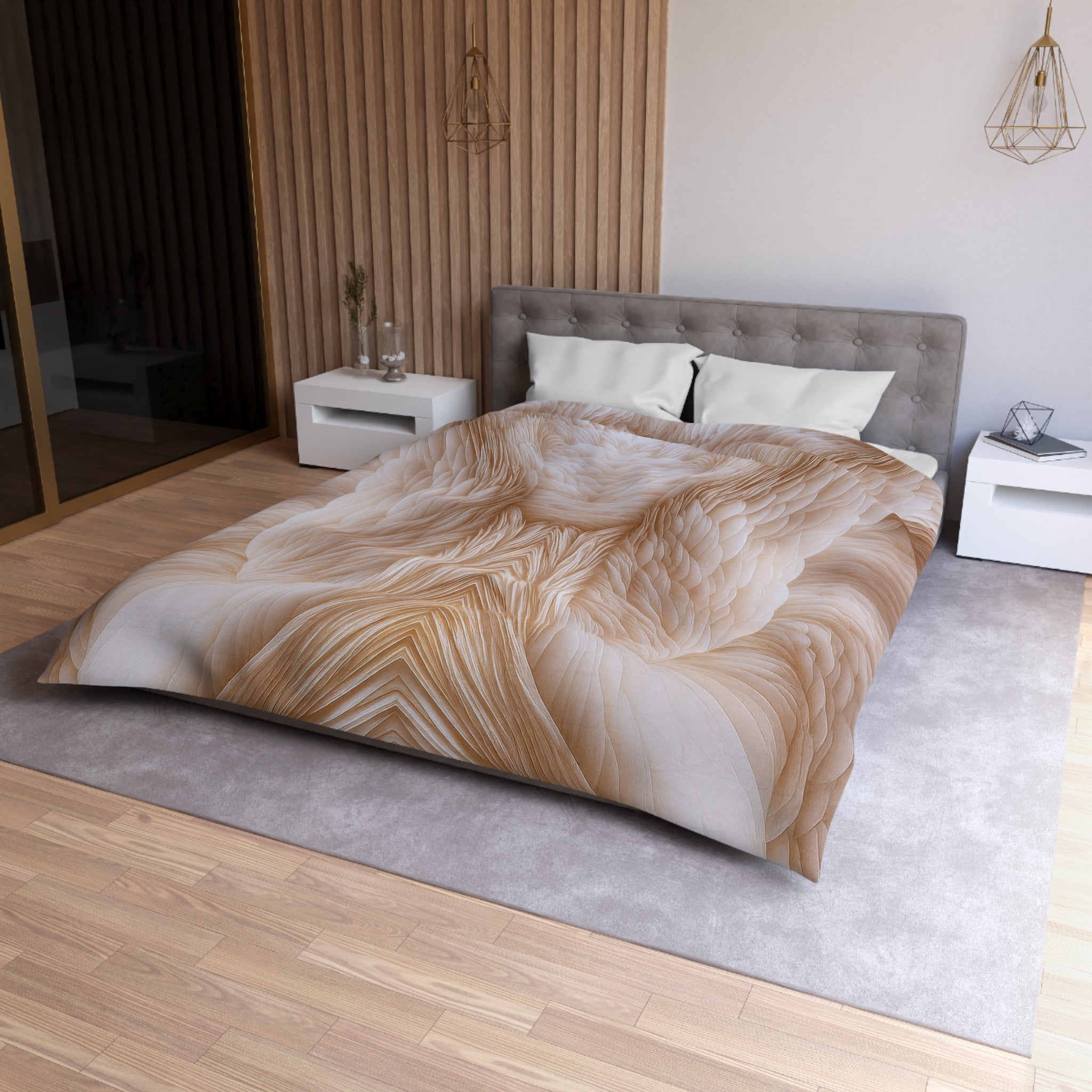 ANGEL WINGS: Premium Queen Duvet Cover