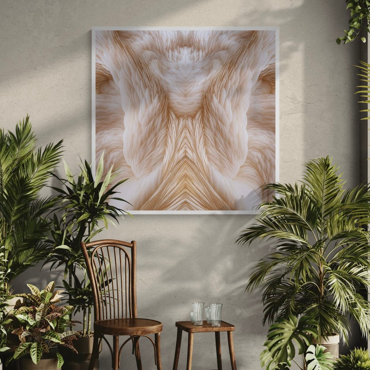 ANGELWINGS: Framed Giclée Print 20x20"