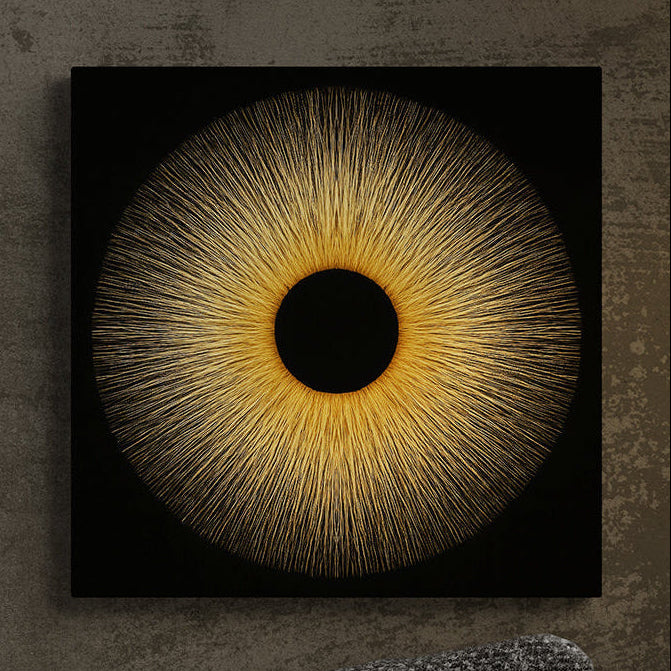 SUN EYE: Eco Canvas Print 16x16"